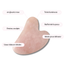 Gua Sha quartz rose (draine, sculpte) - Zen Arôme