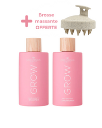 Shampoing + Après-shampoing activateurs de pousse GROWTH