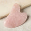 Gua Sha quartz rose (draine, sculpte) - Zen Arôme