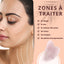 Gua Sha quartz rose (draine, sculpte) - Zen Arôme