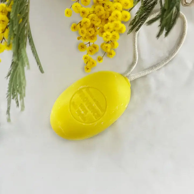 Savon artisanal parfum Mimosa